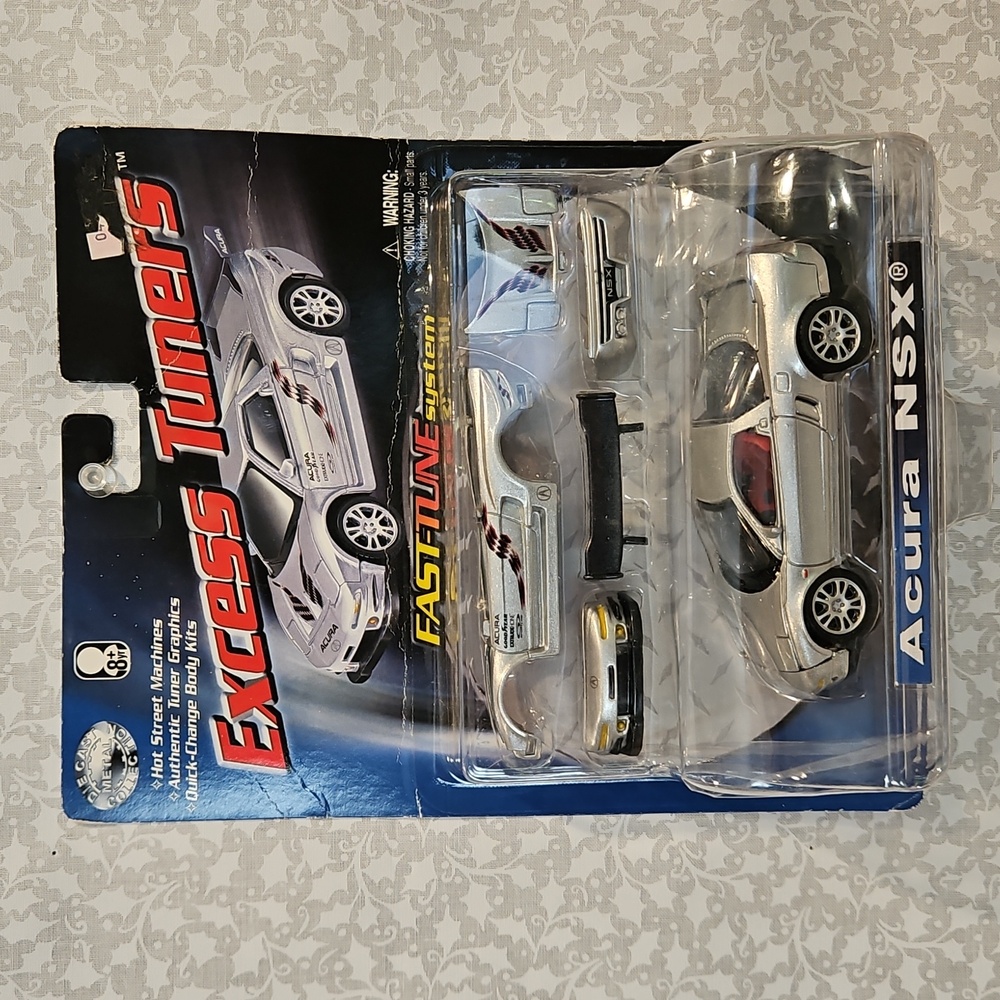 2003 Maisto Excess Tuners Silver Acura NSX 1:43 Scale Car
